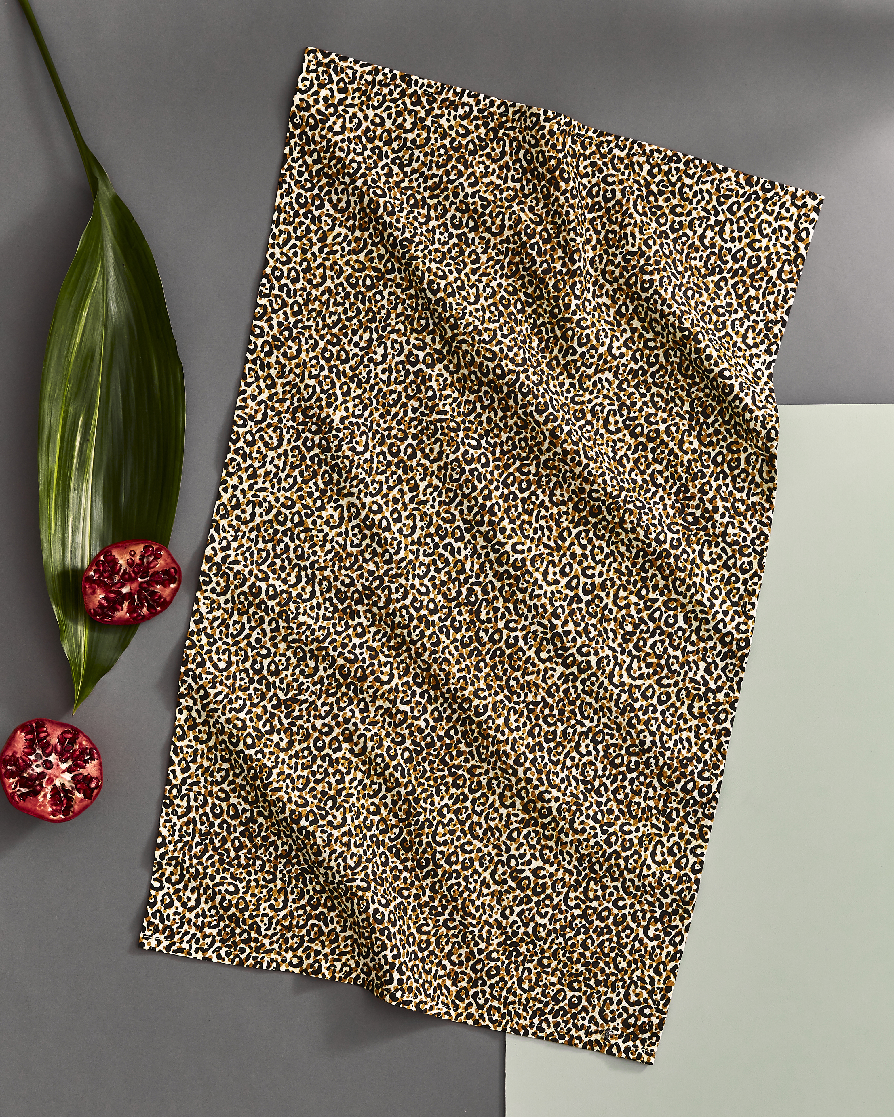 Creatures of Curiosity  Leopard Print Tea Towel image number null